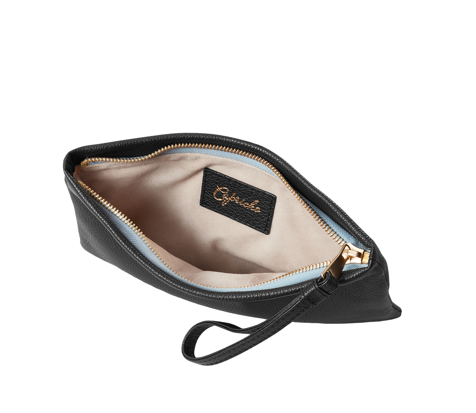 Alexis Travel Clutch in Black