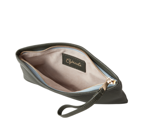 Alexis Travel Clutch in Loden