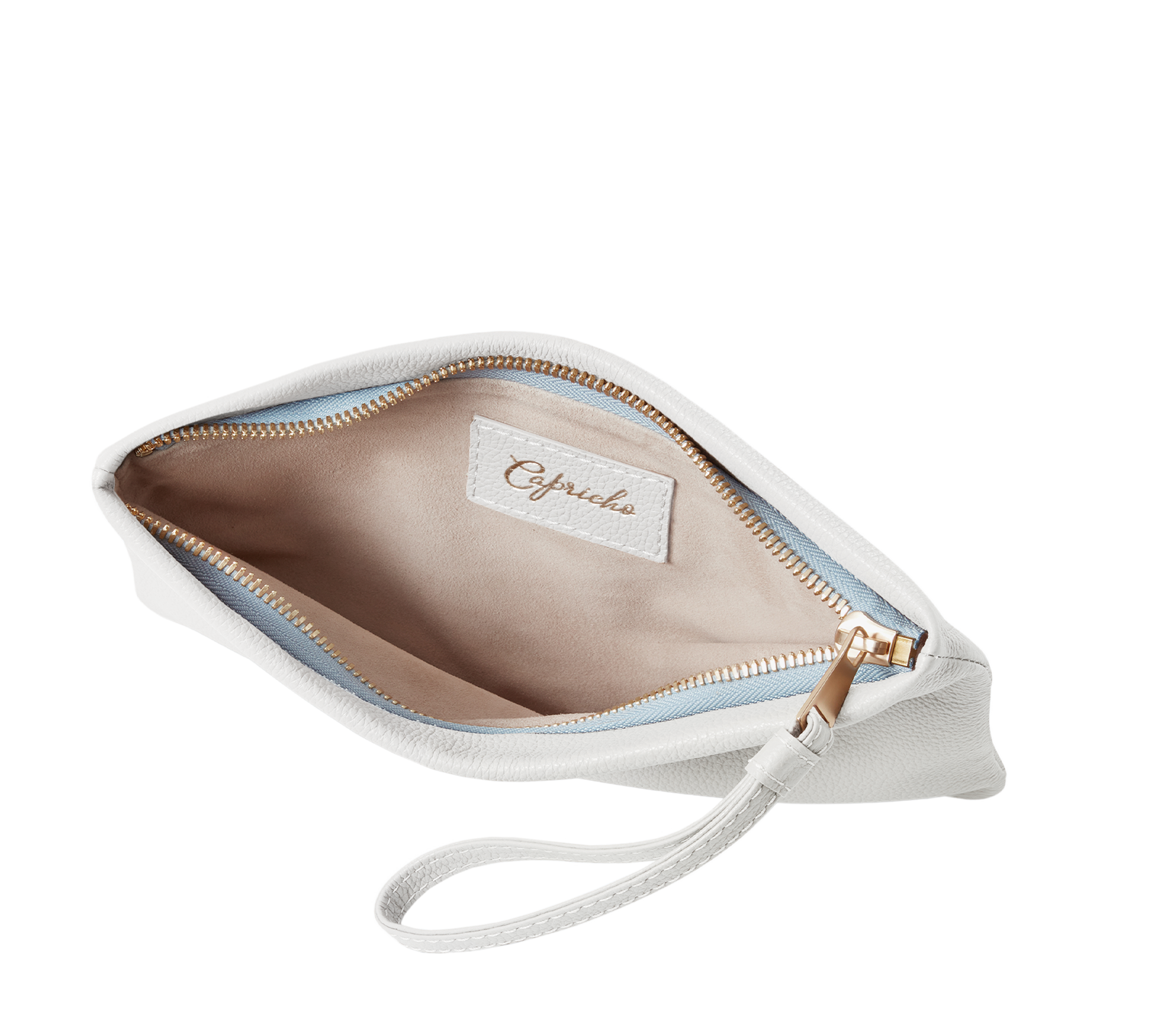 Alexis Travel Clutch in Pearl
