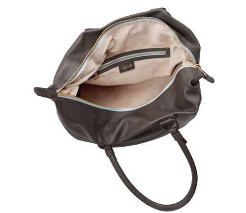 Ava Overnight Bag in Cocoa