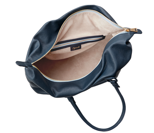 Ava Overnight Bag in Navy