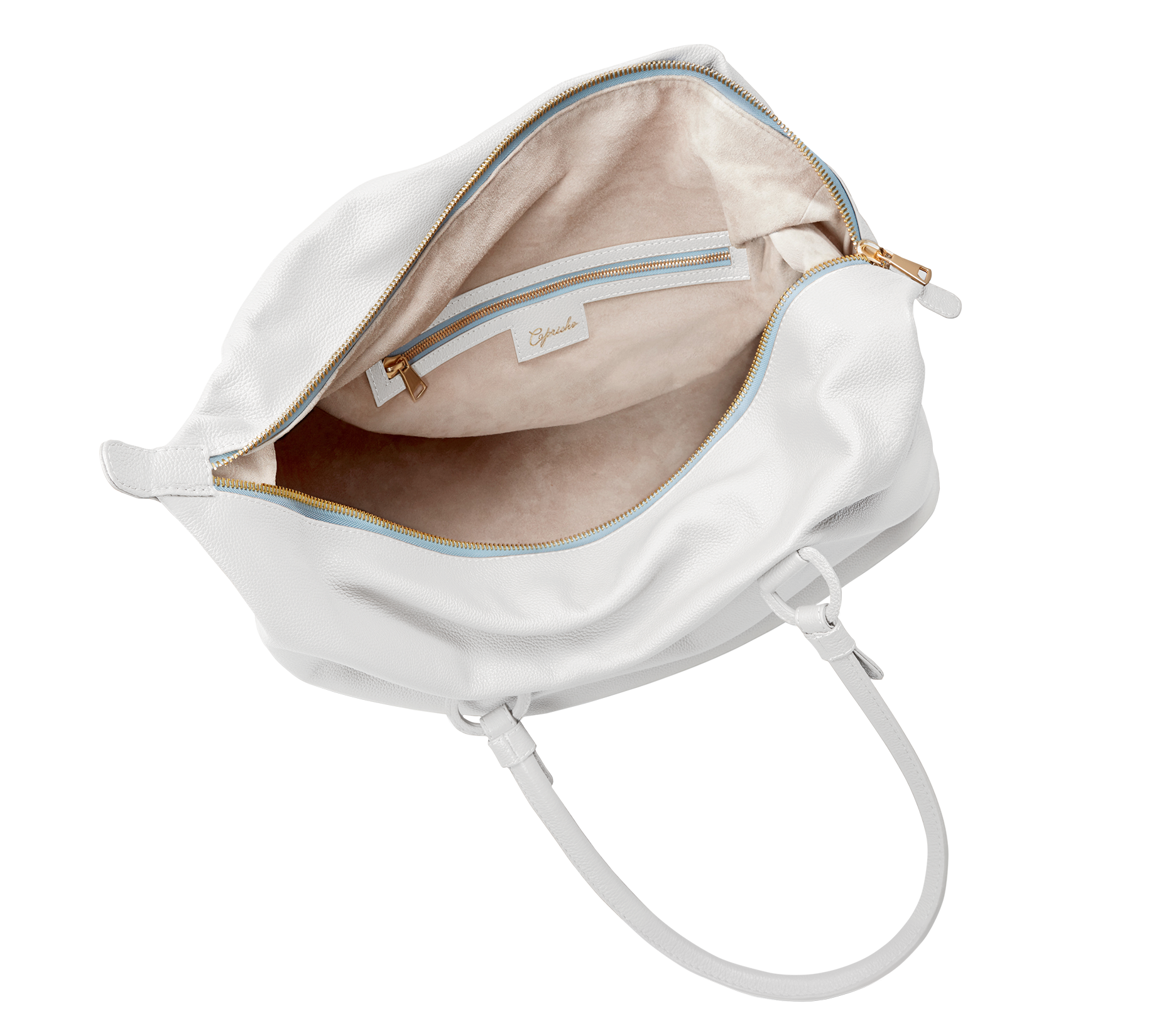 Ava Overnight Bag in Pearl