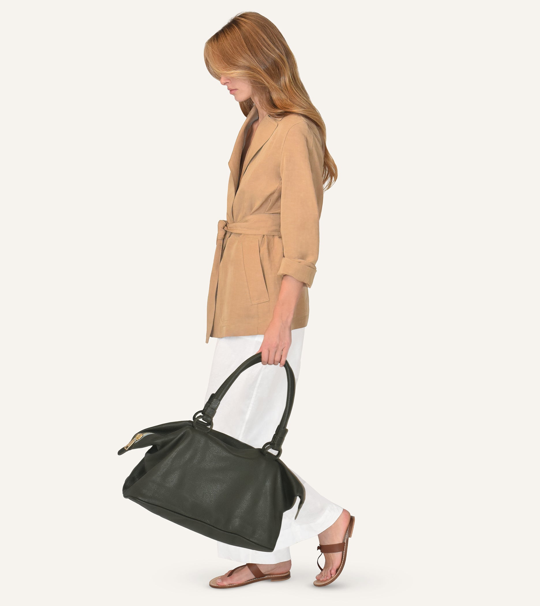 Ava Overnight Bag in Loden