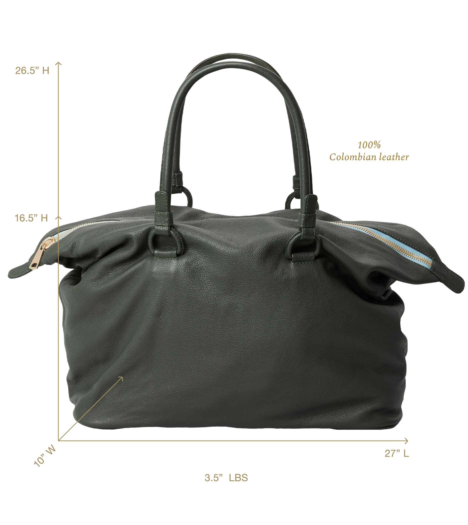 Clarita Weekender in Loden