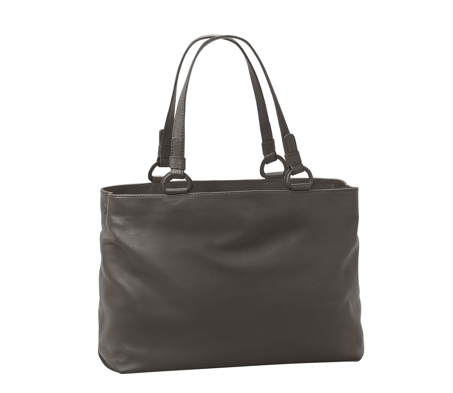 Marcella Leather Travel Tote in Cocoa