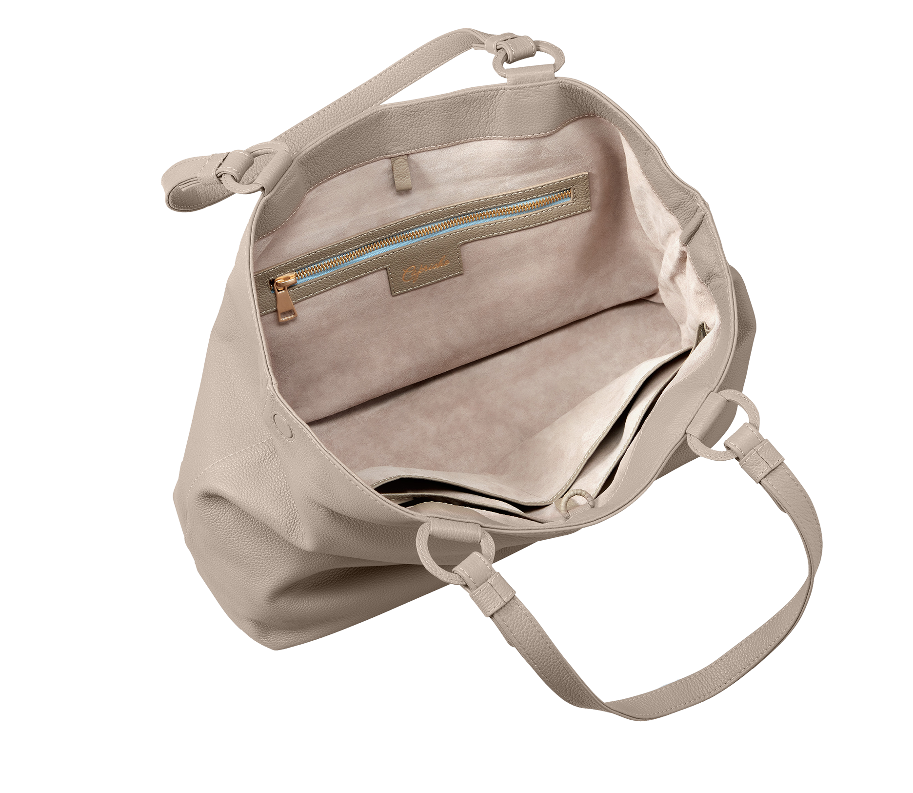 Marcella Leather Travel Tote in Clay