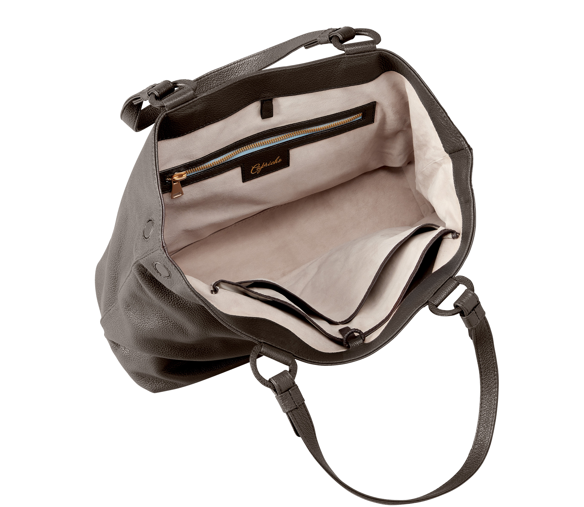 Marcella Leather Travel Tote in Cocoa