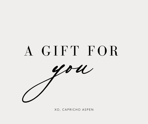 Capricho Aspen Gift Card