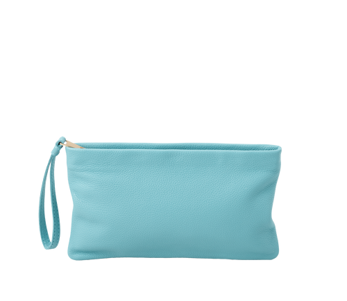 Alexis Travel Clutch in Azure