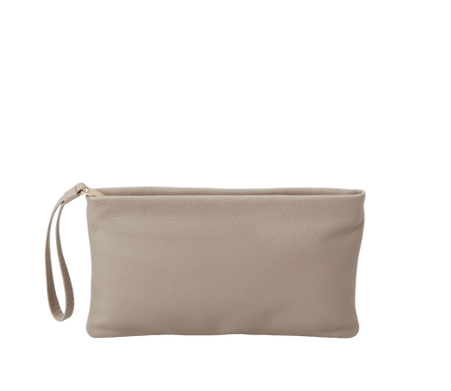 Alexis Travel Clutch in Clay