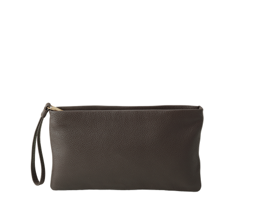 Alexis Travel Clutch in Cocoa