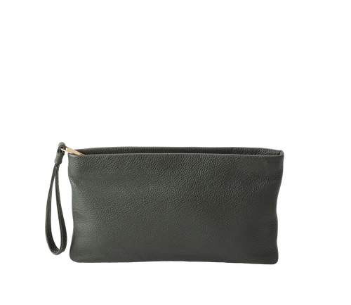 Alexis Travel Clutch in Loden