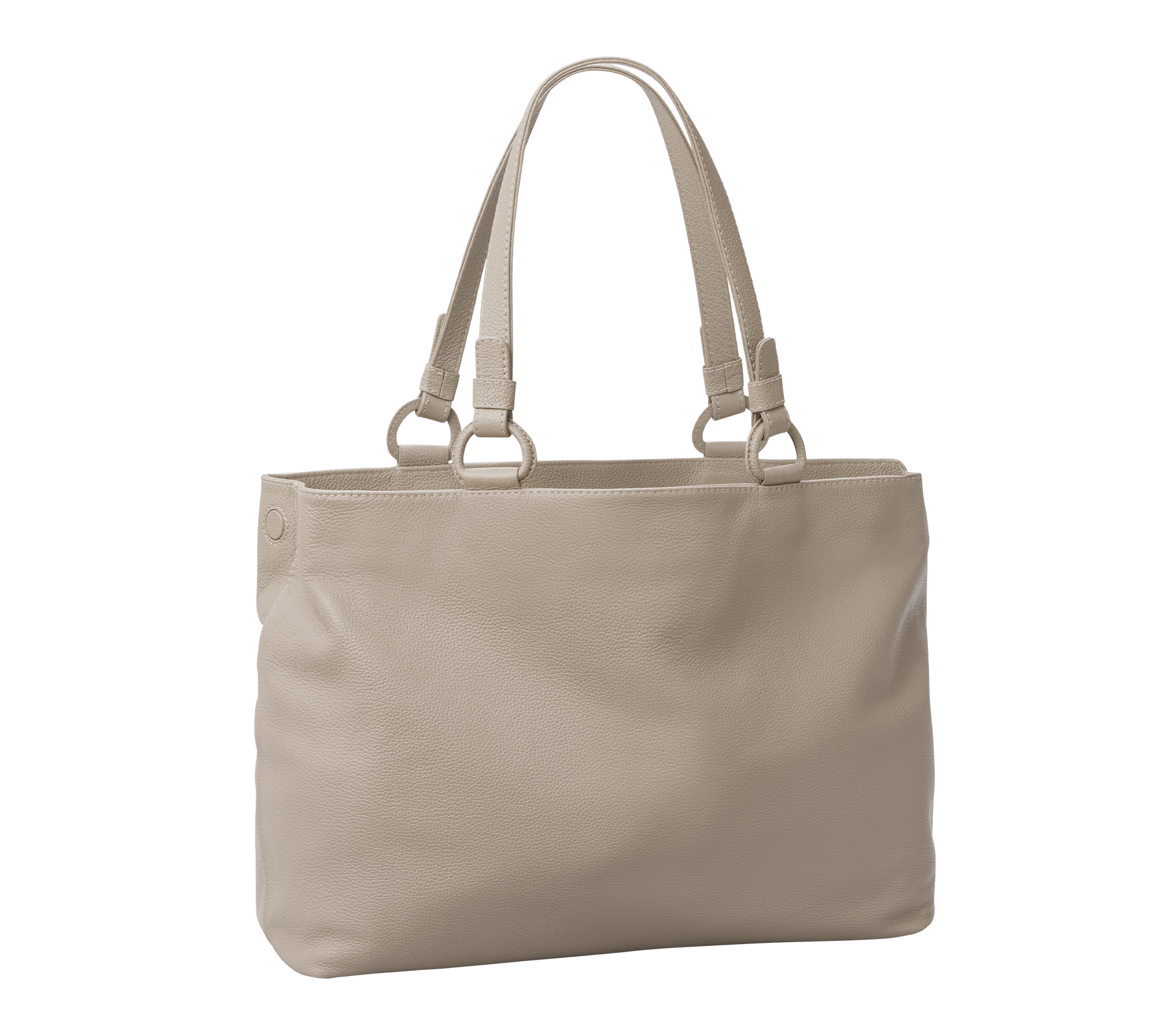 Marcella Leather Travel Tote in Clay
