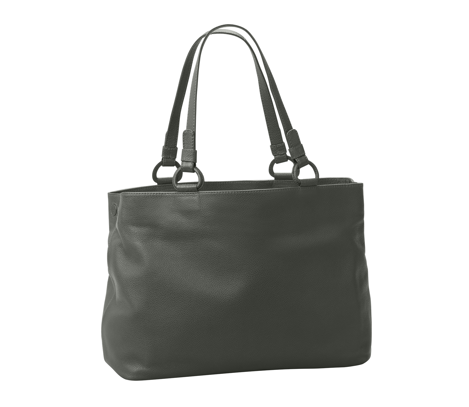 Marcella Leather Travel Tote in Loden